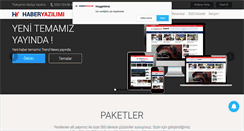 Desktop Screenshot of haberyazilimi.com