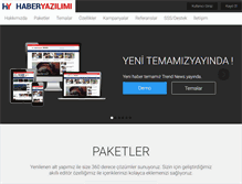 Tablet Screenshot of haberyazilimi.com